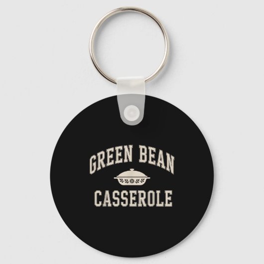 Green Bean Cerole Thanksgiving Schlüsselanhänger (Vorderseite)