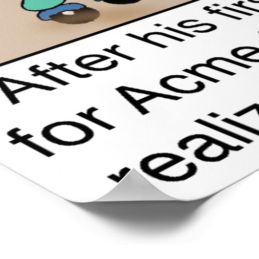 Green Bean Counter Poster (Ecke)