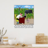 Green Bean Counter Poster (Küche)