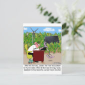 Green Bean Counter Postkarte (Stehend Vorderseite)