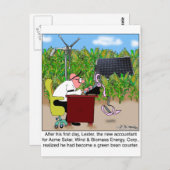 Green Bean Counter Postkarte (Vorne/Hinten)