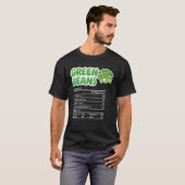 Green beans Nutrition Facts  Thanksgiving Christma T-Shirt (Vorne ganz)