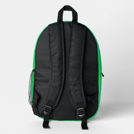 green bedruckter rucksack (Rückseite)