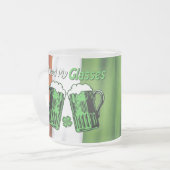Green Beer St. Patrick's Day Irish Flag Tasse (Vorderseite Links)
