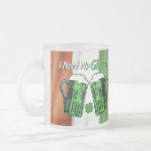 Green Beer St. Patrick's Day Irish Flag Tasse (Links)