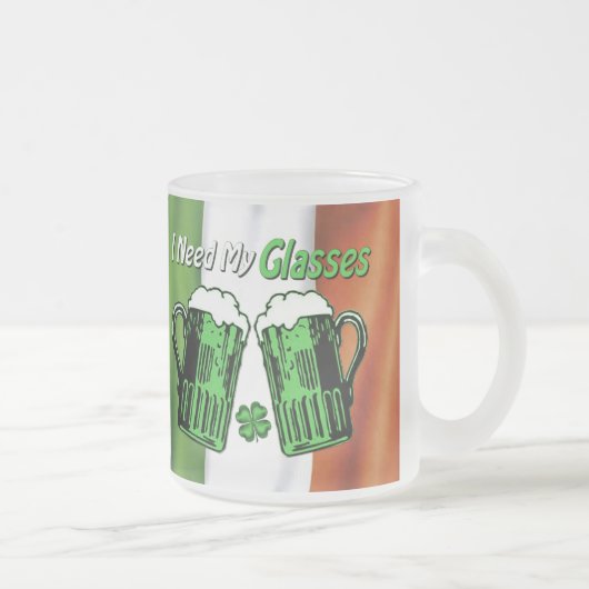 Green Beer St. Patrick's Day Irish Flag Tasse (Rechts)