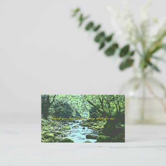 Green Begleitkarte (Stehend Vorderseite)