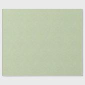 Green Beige Linen Mimic Fabric Texture Geschenkpapier (Flach)