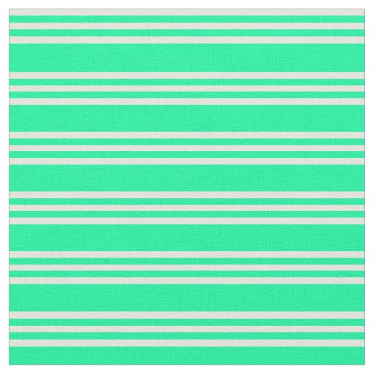 Green & Beige Lines Muster Stoff (Nahaufnahme)