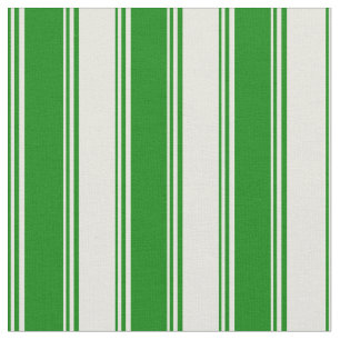 Green & Beige Streifen Muster Stoff