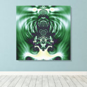 Green Bell Leinwanddruck (Insitu (Holzboden))