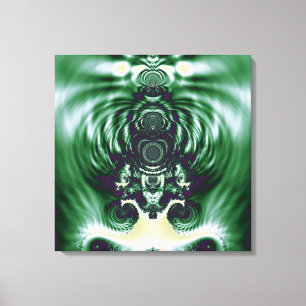 Green Bell Leinwanddruck