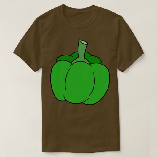 Green Bell Pepper T-Shirt (Design vorne)