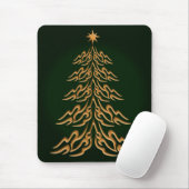 Green Bell Weihnachtsbaum Mouse Pad Mousepad (Mit Mouse)