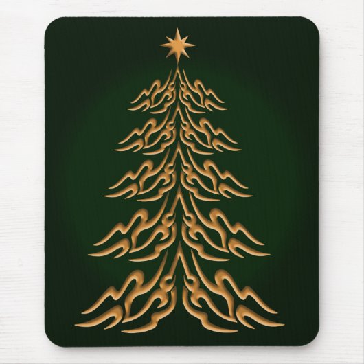 Green Bell Weihnachtsbaum Mouse Pad Mousepad (Vorne)