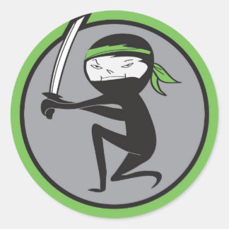 Green Belt Ninja Sticker