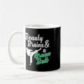 Green Belt Taekwondo Martial Arts Funny Judo Zitat Kaffeetasse (Links)