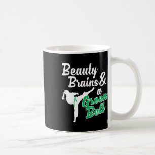 Green Belt Taekwondo Martial Arts Funny Judo Zitat Kaffeetasse