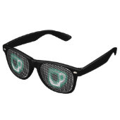 Green Ber Goggles Fun Adult Party Partybrille (Schrägansicht)