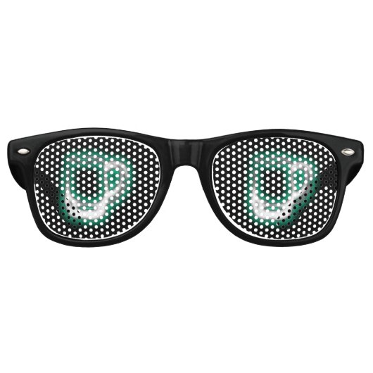 Green Ber Goggles Fun Adult Party Partybrille (Vorderseite)