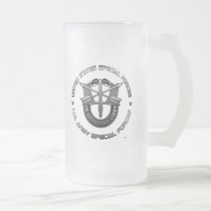 Green Berets DUI Special Edition Mattglas Bierglas
