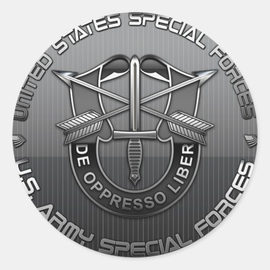 Green Berets DUI Special Edition Runder Aufkleber (Vorderseite)