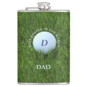 Green Best Golfer in World Golf Theme Flask Flachmann (Vorderseite)