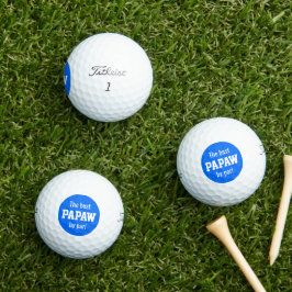 Green Best Opa by Par Vatertag Golf Balls Golfball