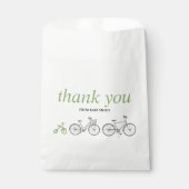 Green Bicycle Geschenktütchen (Vorderseite)