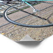 Green Bicycle im Christiansborg Palace, Kopenhagen Poster (Ecke)