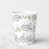 Green Bicycle Pappbecher (Rechts)