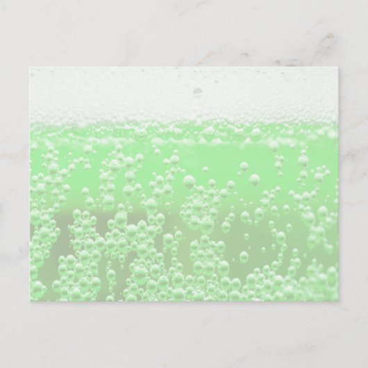GREEN BIER POSTKARTE (Vorderseite)