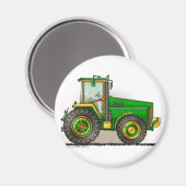 Green Big Traktor Magnete Magnet (Vorderseite/Rückseite)