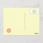 Green Bike Postkarte (Rückseite)