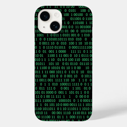 Green Binary Numerary System Case-Mate iPhone Hülle (Rückseite)