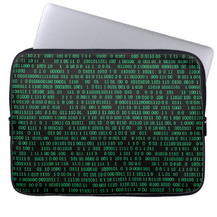 Green Binary Numerary System Laptopschutzhülle