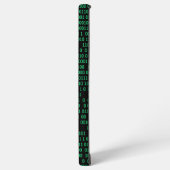 Green Binary Numerary System Samsung Galaxy Hülle (Linke Seite)