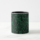 Green Binary Numerary System Tasse (Zentrum)