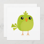 Green Bird Cartoon (Vorne/Hinten)