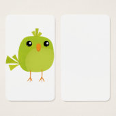 Green Bird Cartoon (Vorne & Hinten)