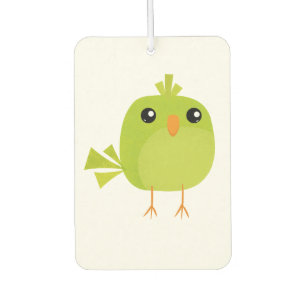 Green Bird Cartoon Autolufterfrischer