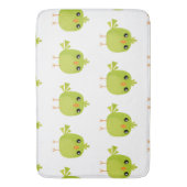 Green Bird Cartoon Badematte (Vorderseite Vertikal)