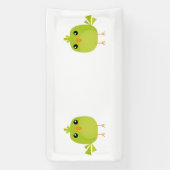 Green Bird Cartoon Banner (Vertikal)