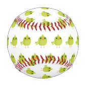 Green Bird Cartoon Baseball (Rückseite)