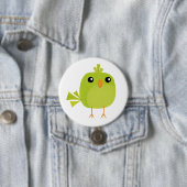 Green Bird Cartoon Button (Beispiel)