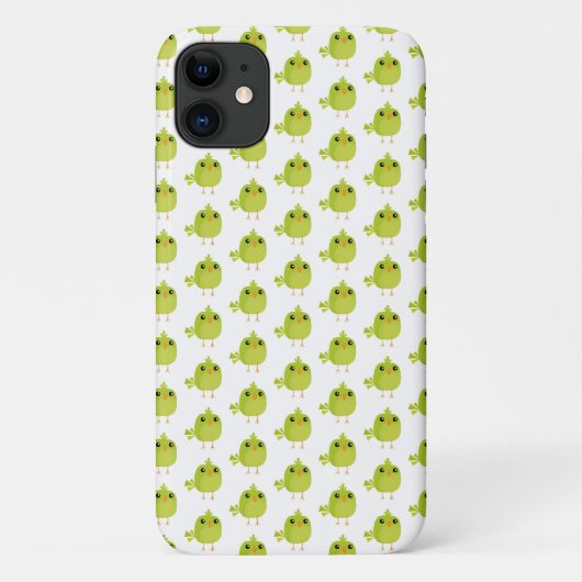 Green Bird Cartoon Case-Mate iPhone Hülle (Rückseite)