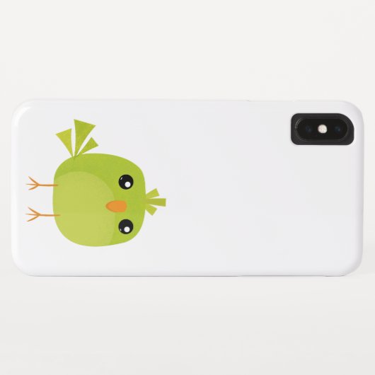 Green Bird Cartoon Case-Mate iPhone Hülle (Rückseite (Horizontal))