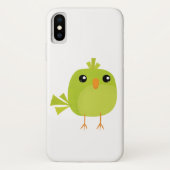 Green Bird Cartoon Case-Mate iPhone Hülle (Rückseite)