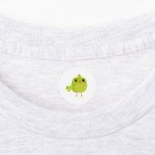 Green Bird Cartoon Etiketten (Befestigt)