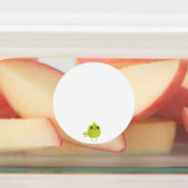 Green Bird Cartoon Etiketten (Befestigt)